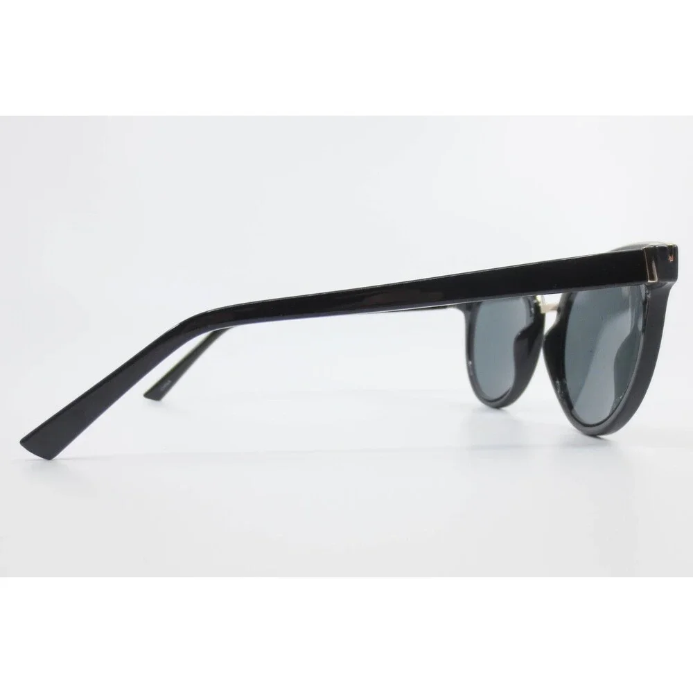 Chelsea Morgan Suns CMS 20201 Black Round Cat Eye Sunglasses 52-20-140